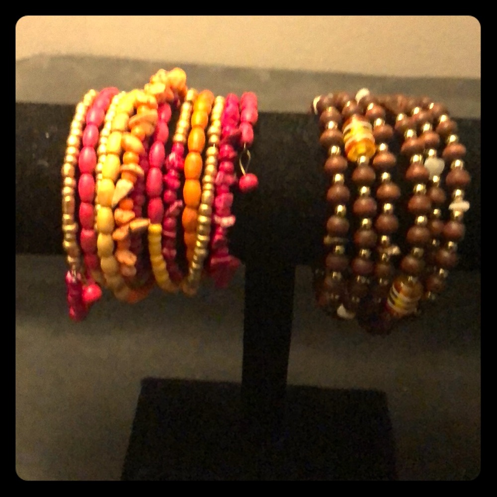 2 Wrap Around Bracelets